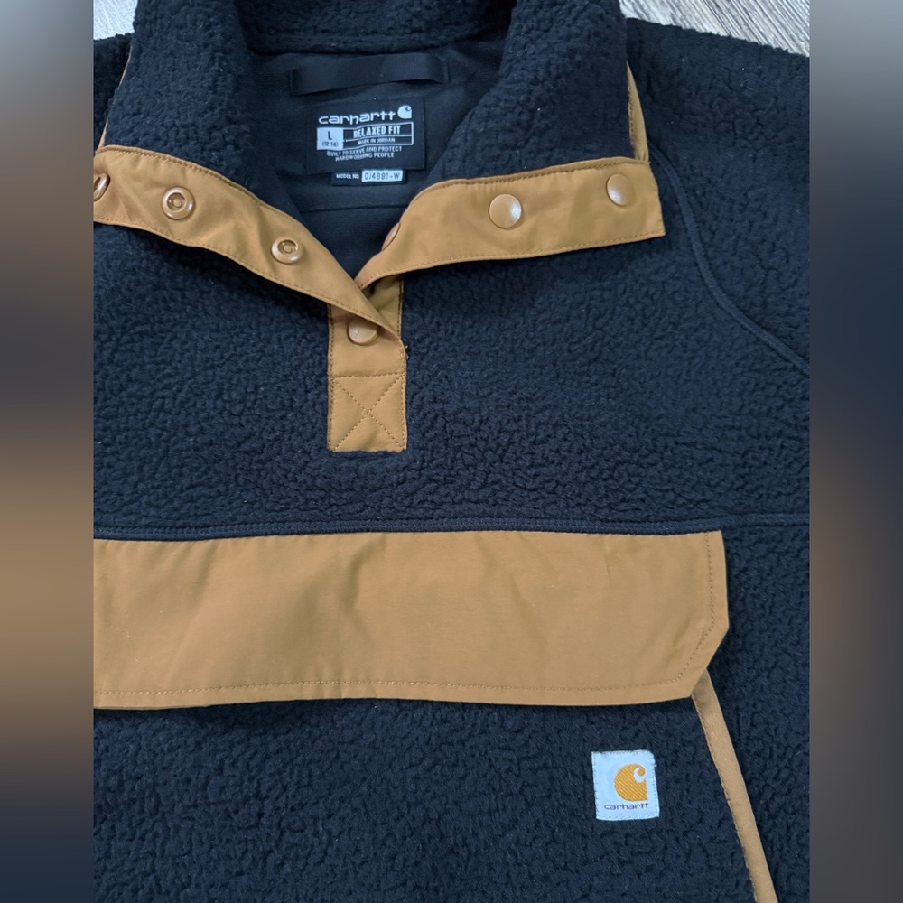 Carhartt Black Relaxed Fit Pullover - Picture 3 of 6